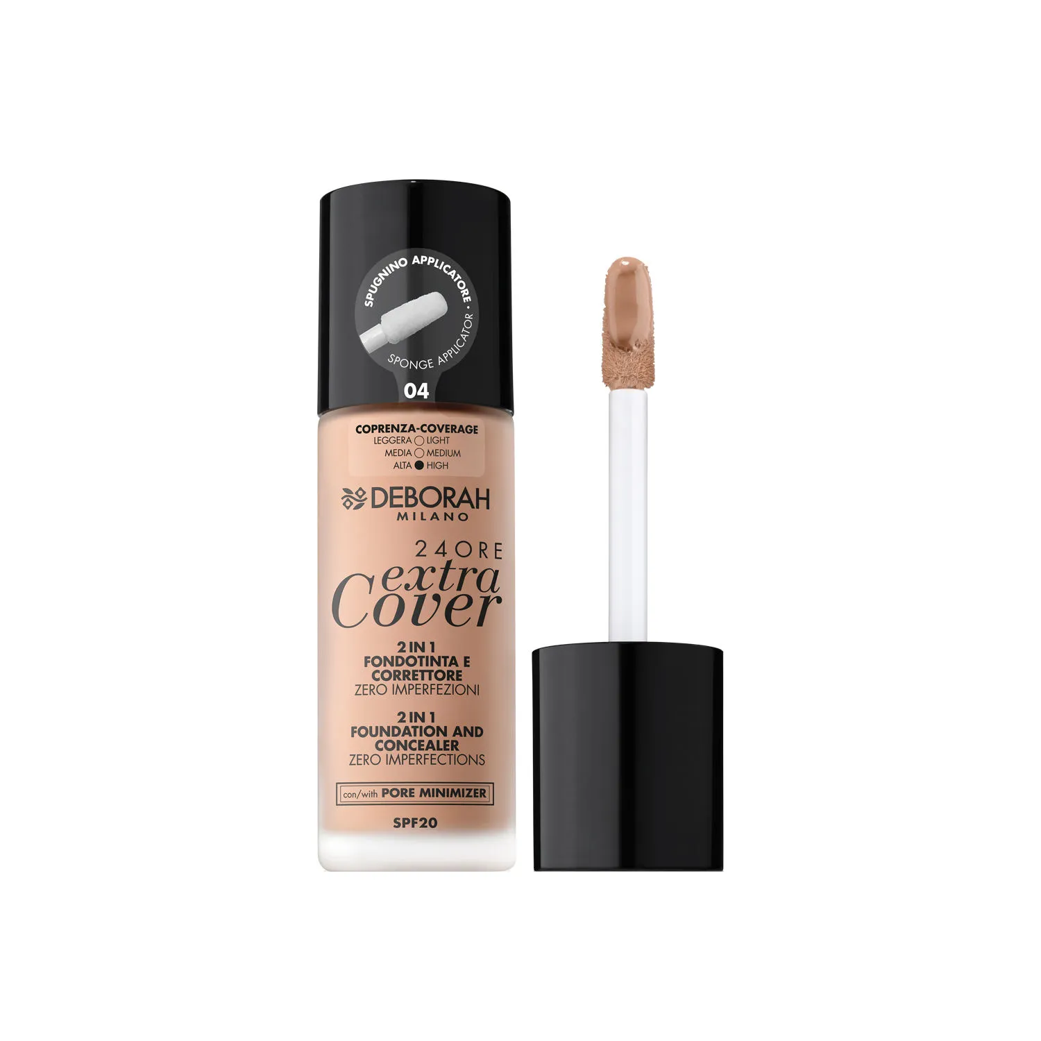 Deborah Milano 24Ore Extra Cover Foundation - 04 Apricot