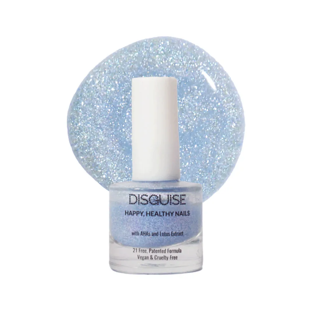 Disguise Cosmetics Happy Healthy Nail Polish with Ahas and Lotus Extract - Frosty Ultramarine 132