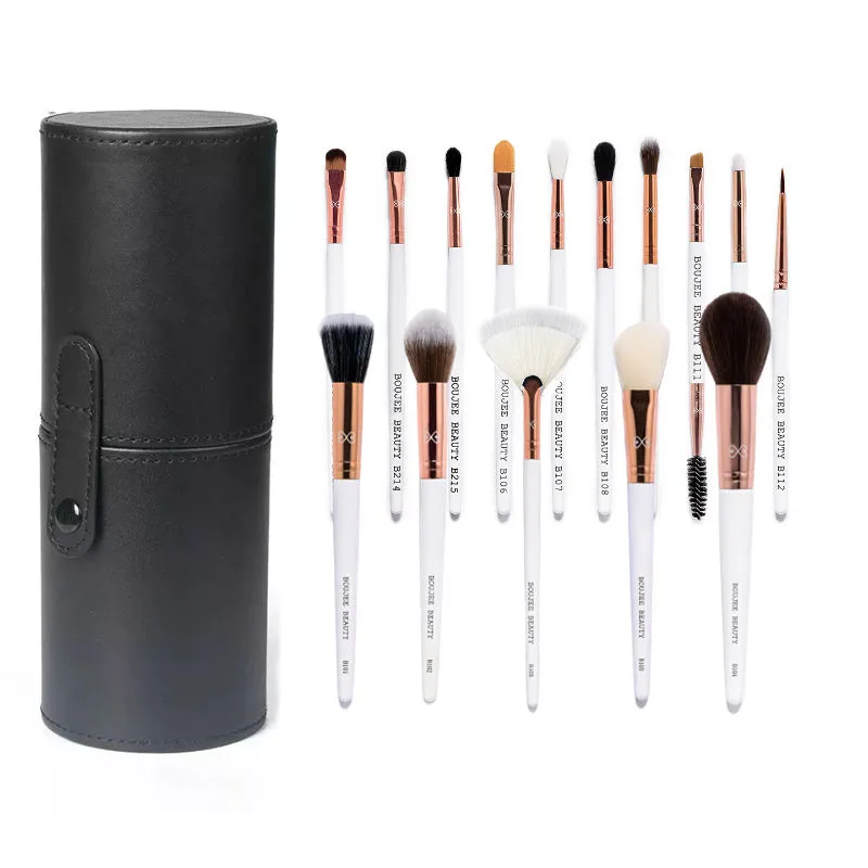 Boujee Beauty 15Pcs Professional Brush Set With Travel Case