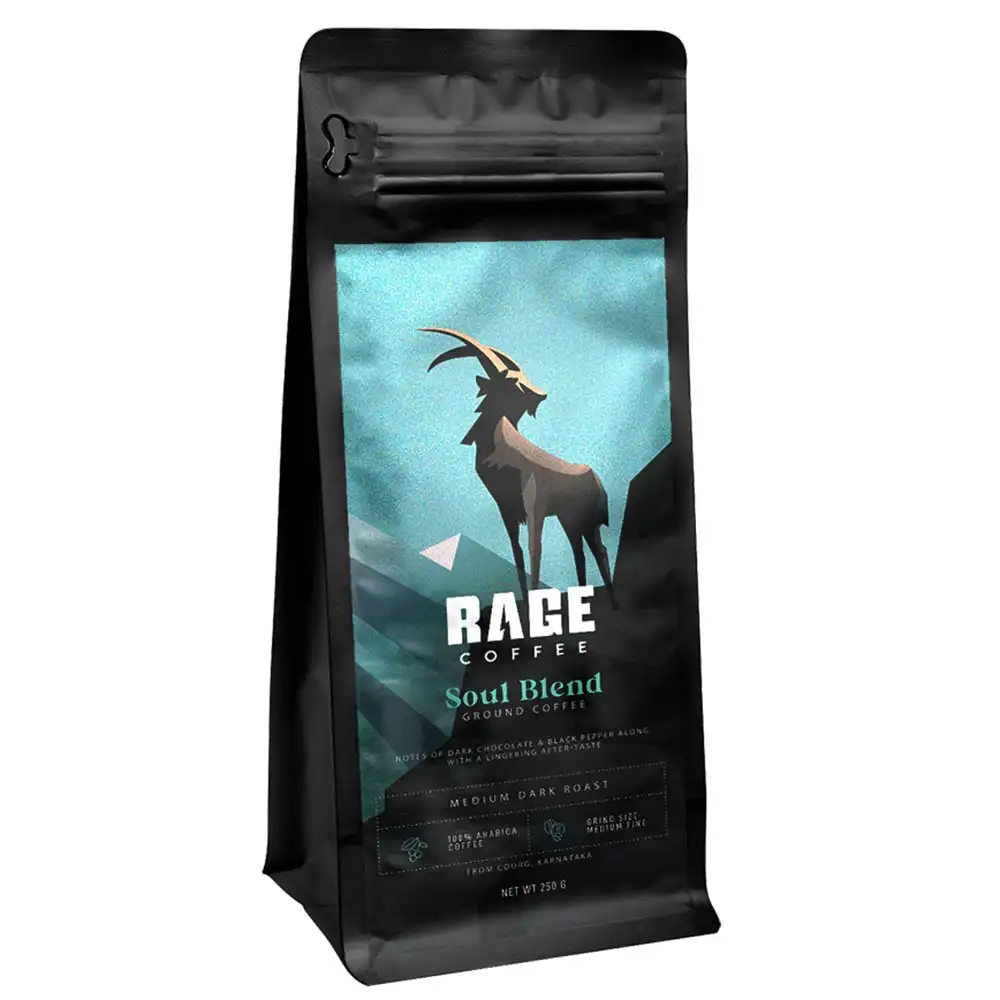 Rage Coffee Soul Blend Ground Coffee,  250 g  Aeropress (Medium Fine)