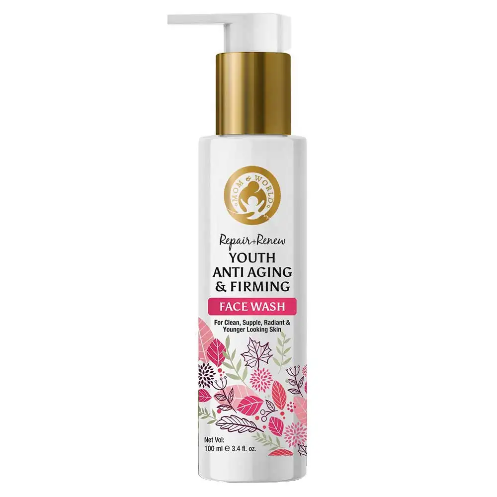 Mom & World Repair + Renew Youth Anti Aging & Firming Face Wash,  100 ml  for All Skin Types