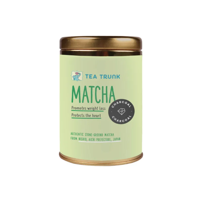 Tea Trunk Activated Charcoal Matcha Tea