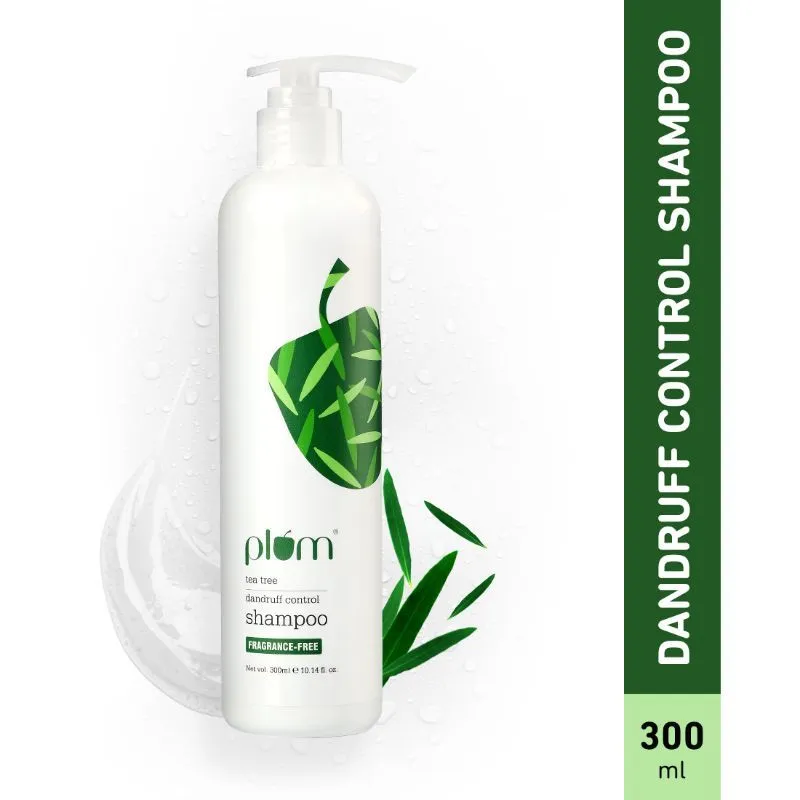 Plum Tea Tree Anti-Dandruff Sulphate Free & Paraben Free Shampoo