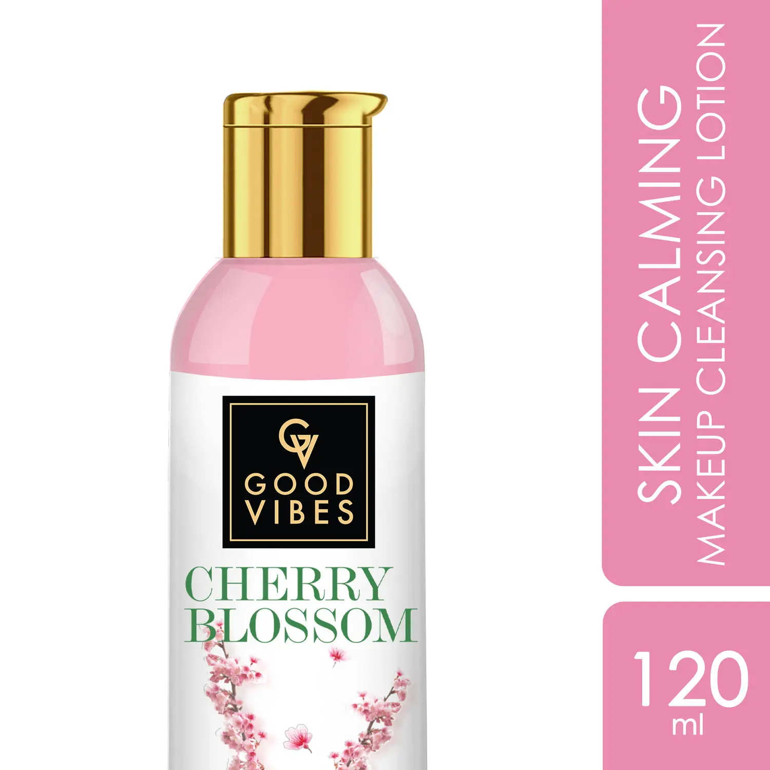 Good Vibes Skin Calming Makeup Cleansing Lotion - Cherry Blossom (120 ml)