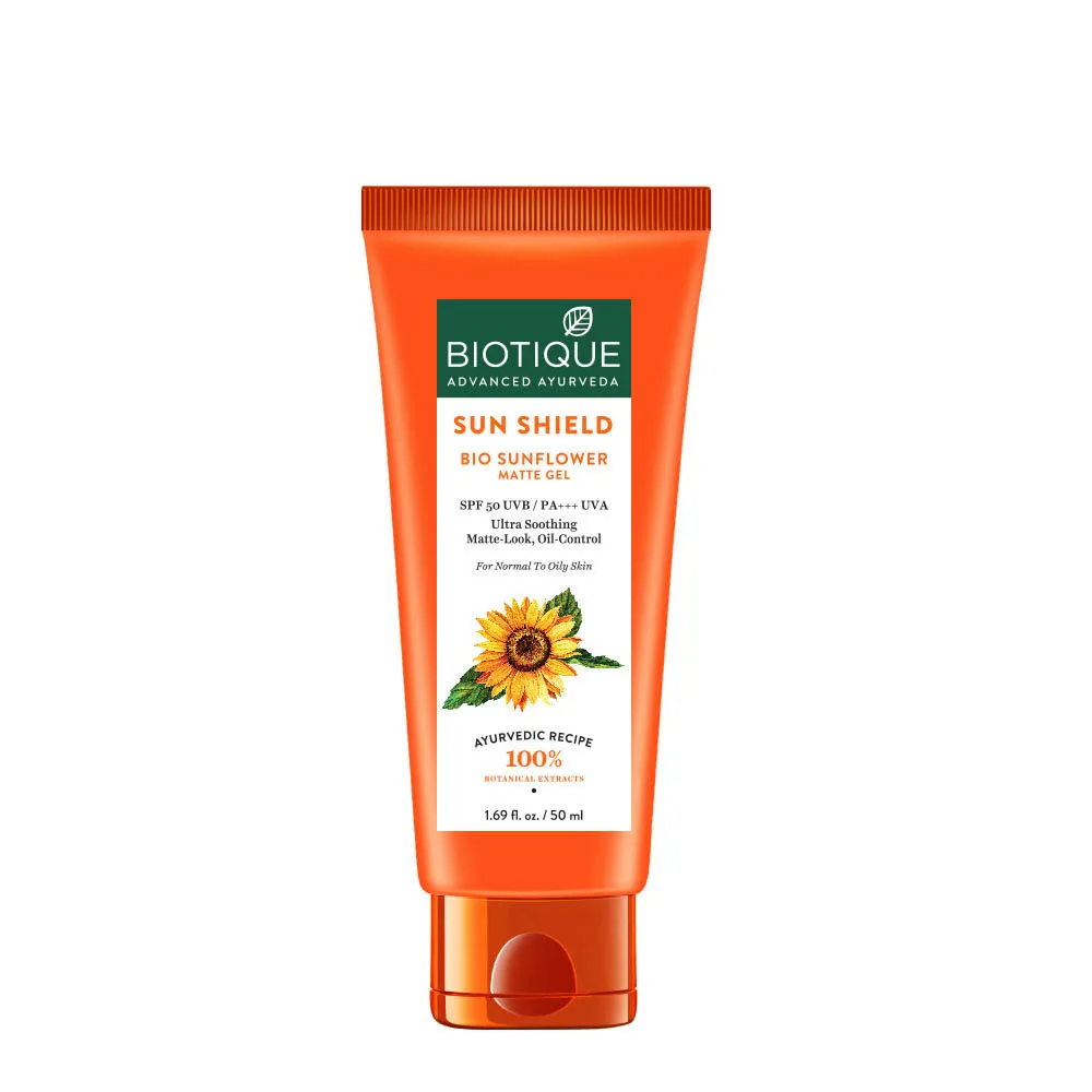 Biotique Bio Sunflower Matte Gel Sunscreen SPF 50 -UVB/PA+++UVA