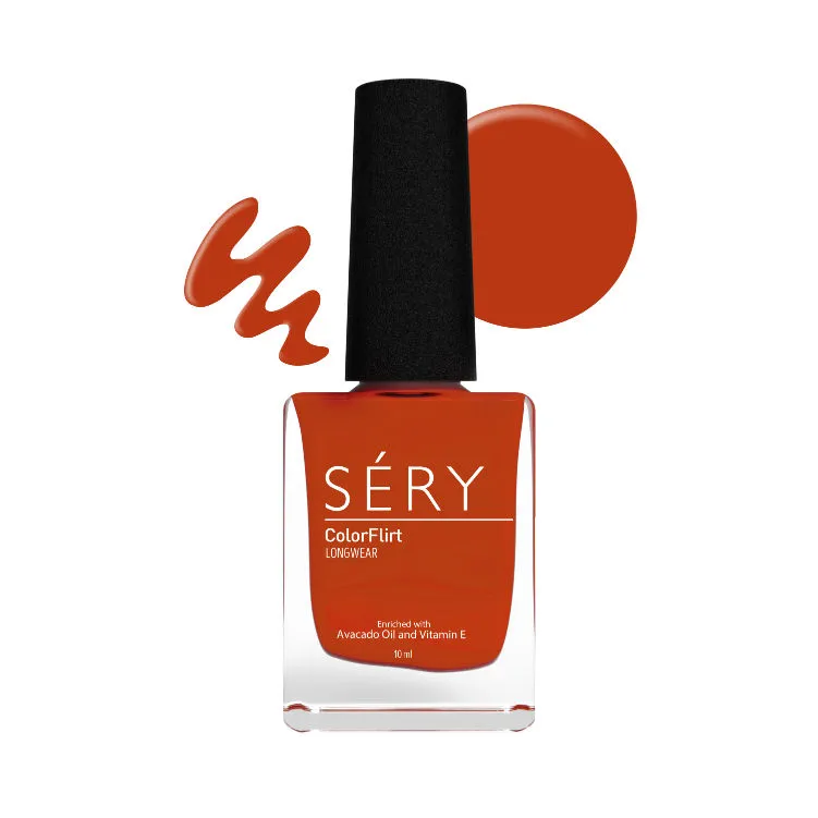 SERY Colorflirt Nail Paint - Rustic Orange