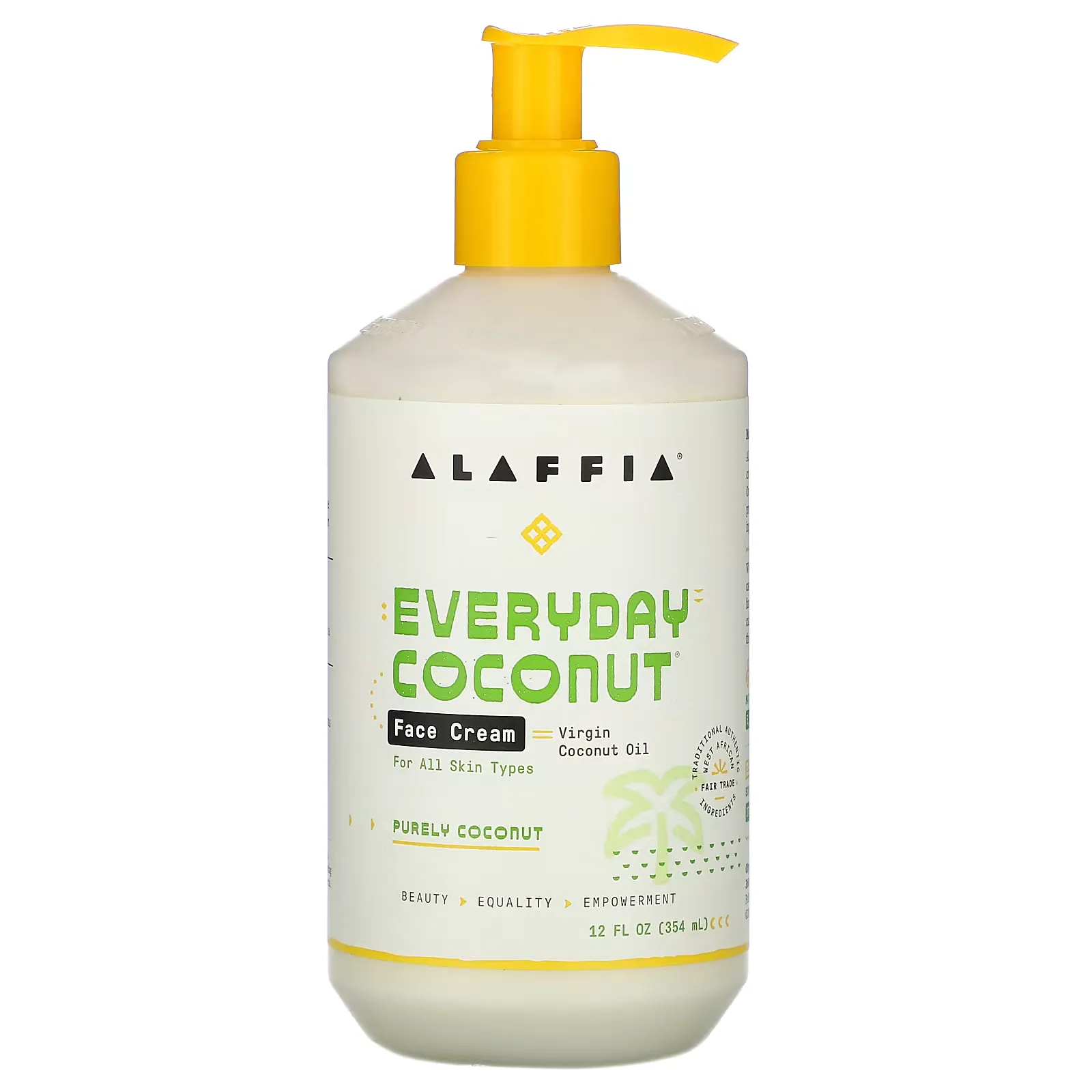 Everyday Coconut, Face Cream, Purely Coconut, 12 fl oz (354 ml)