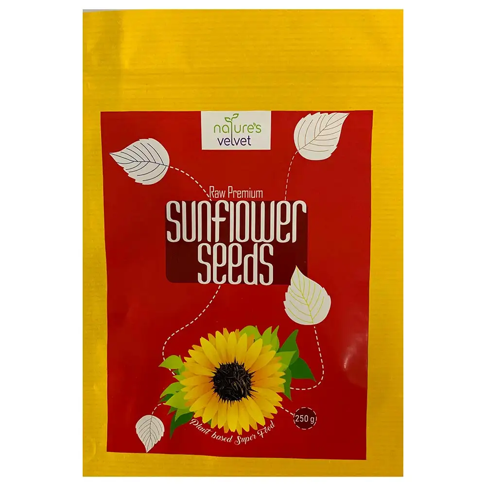 Natures Velvet Raw Premium Sunflower Seeds,  Unflavoured  0.250 kg