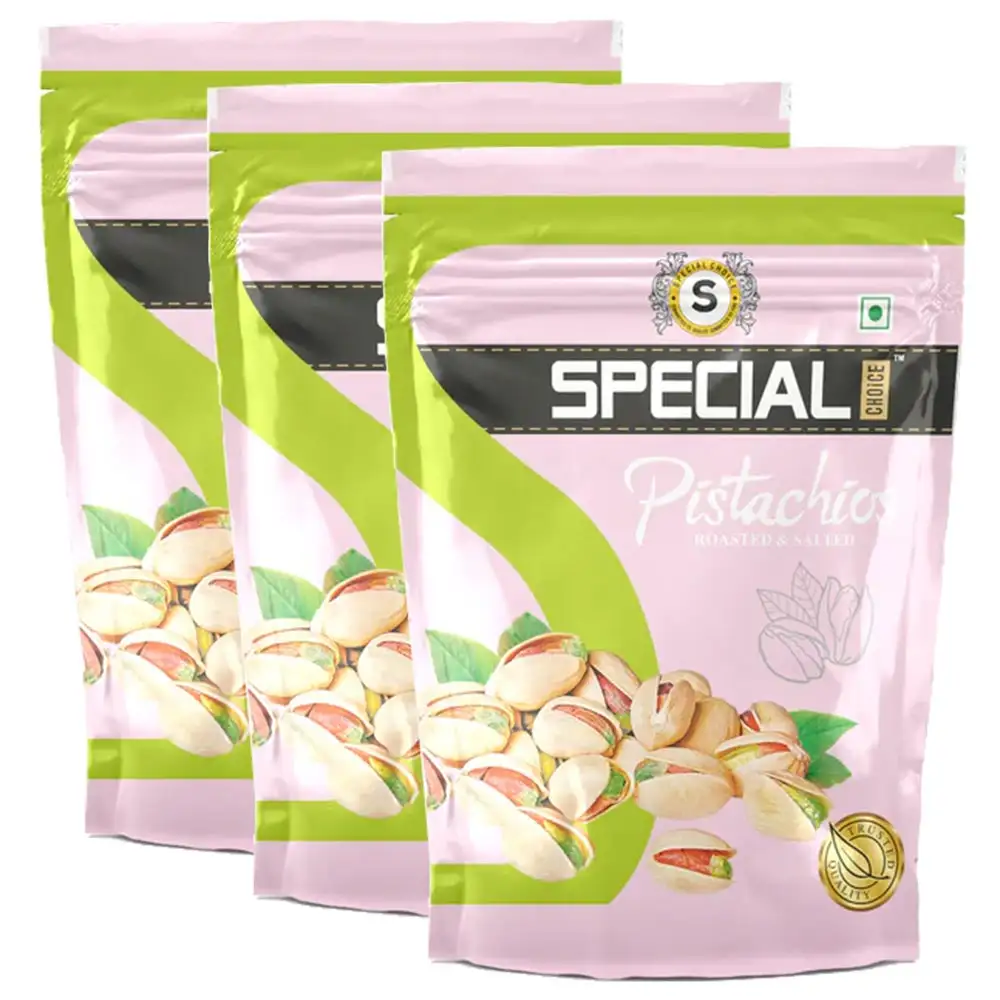 Special Choice Pistachio,  Roasted & Salted Big Balls (Pack of 3)  250 g