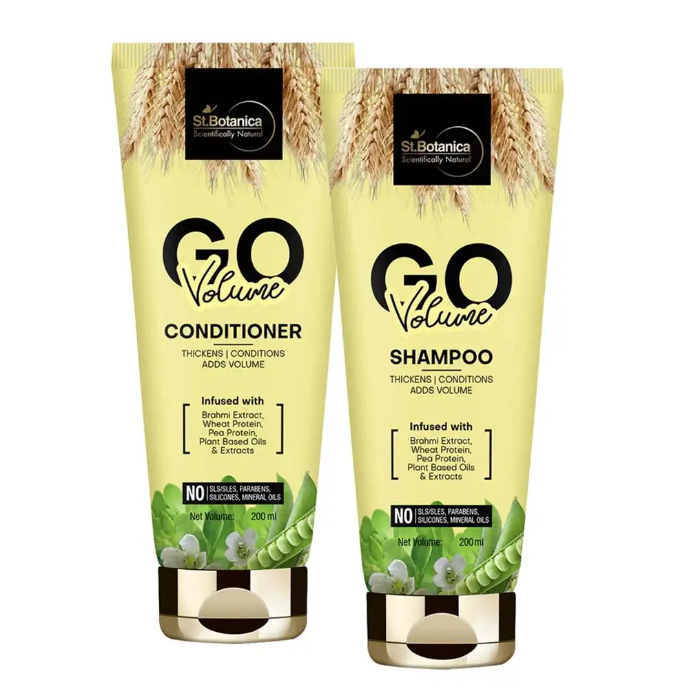 St.Botanica Go Volume Shampoo + Conditioner,  2 Piece(s)/Pack  200 ml Each