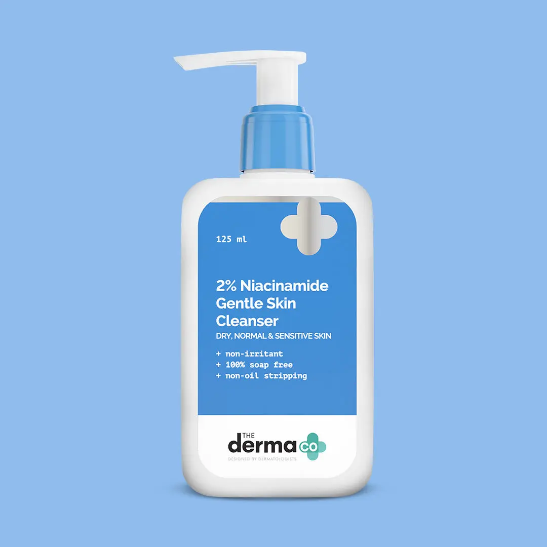 The Derma Co. 2% Niacinamide Gentle Skin Cleanser for Sensitive, Dry, Normal Skin - 125 ml