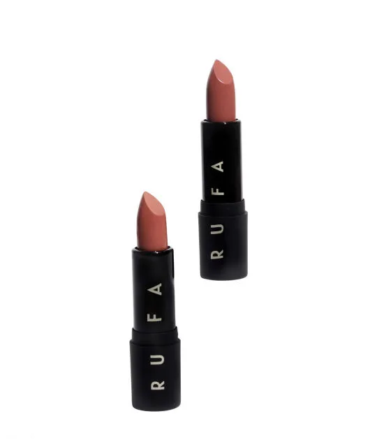 Rufa Beauty Lux Matte Lipstick Nude Alert Duo