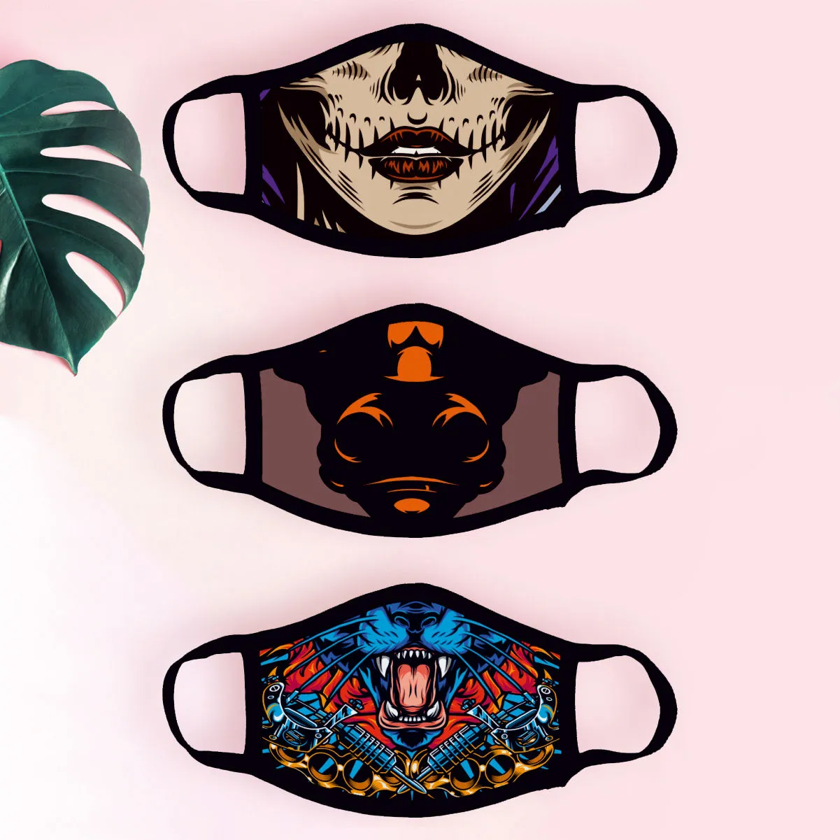 Crazy Corner Printed Three Layered Reusable Masks ( Pack Of 3 )