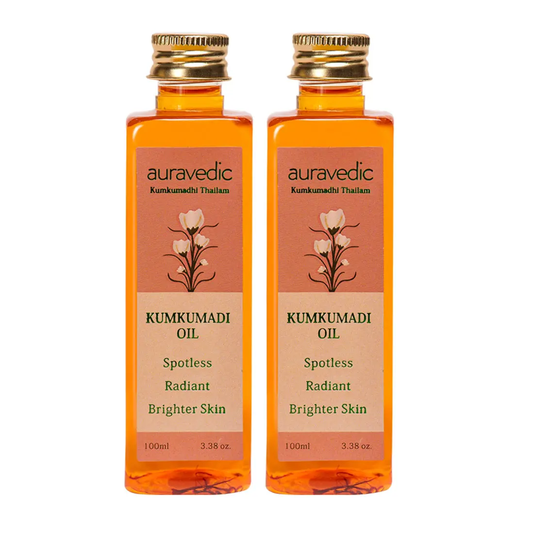 Auravedic Kumkumadi Oil (Set Of 2)(200 ml)