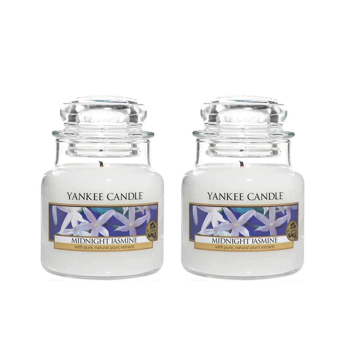 Yankee Candle Classic Jar Midnight Jasmine Scented Candles - Pack of 2