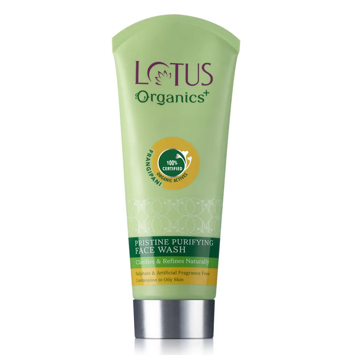 Lotus Organics+ Pristine Purifying Face Wash | pH balanced | Removes Excess Oil | 100g