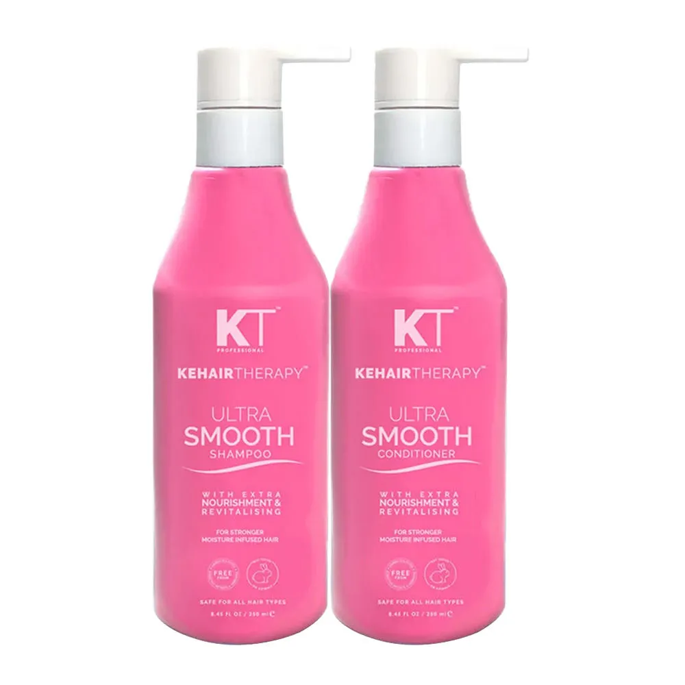 KT Professional Ultra Smooth Shampoo & Conditioner(2 Set)