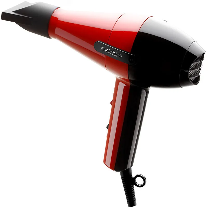 Elchim 2001 HP Red & Black Professional Classic Hairdryer