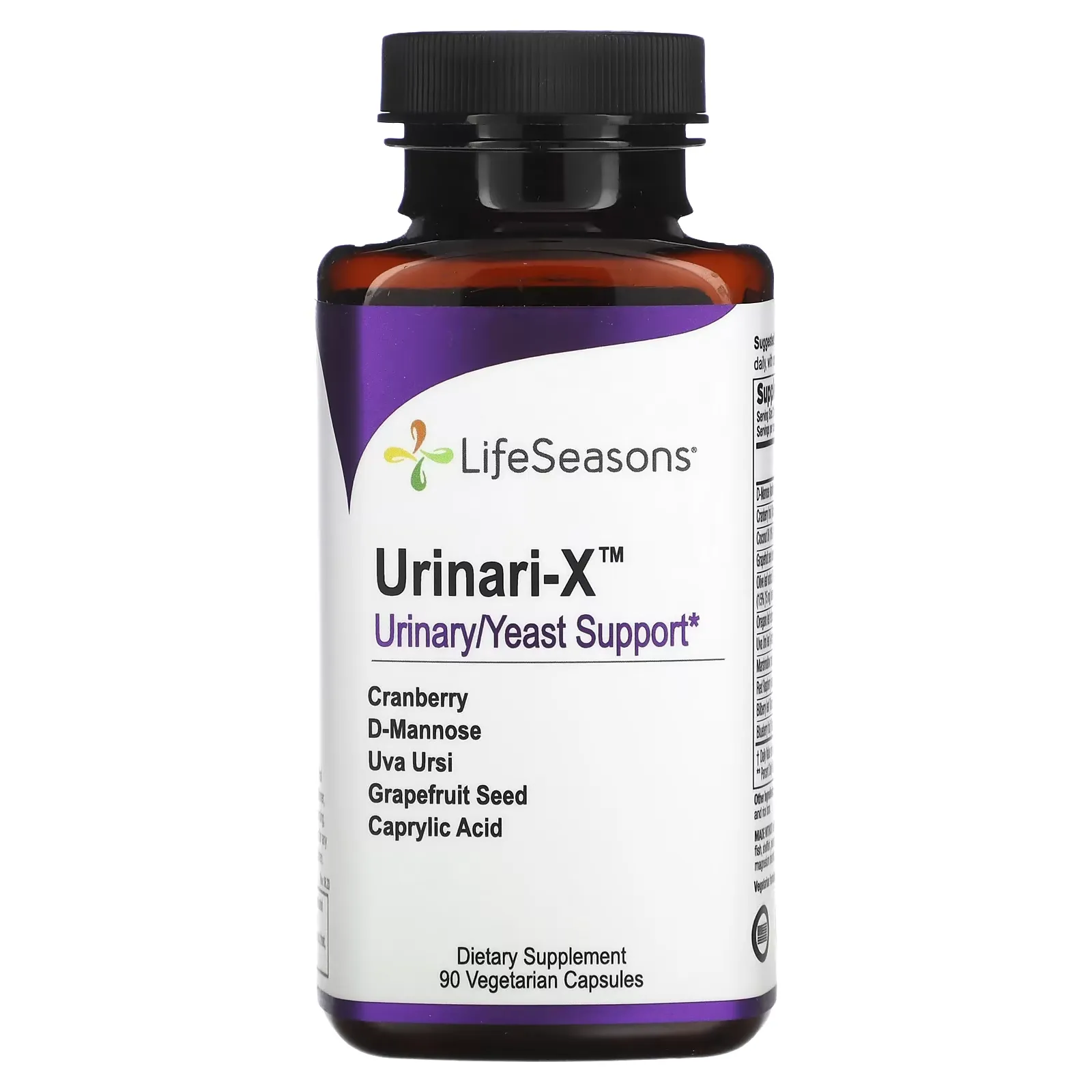 Urinari-X, Urinary/Yeast Support, 90 Vegetarian Capsules