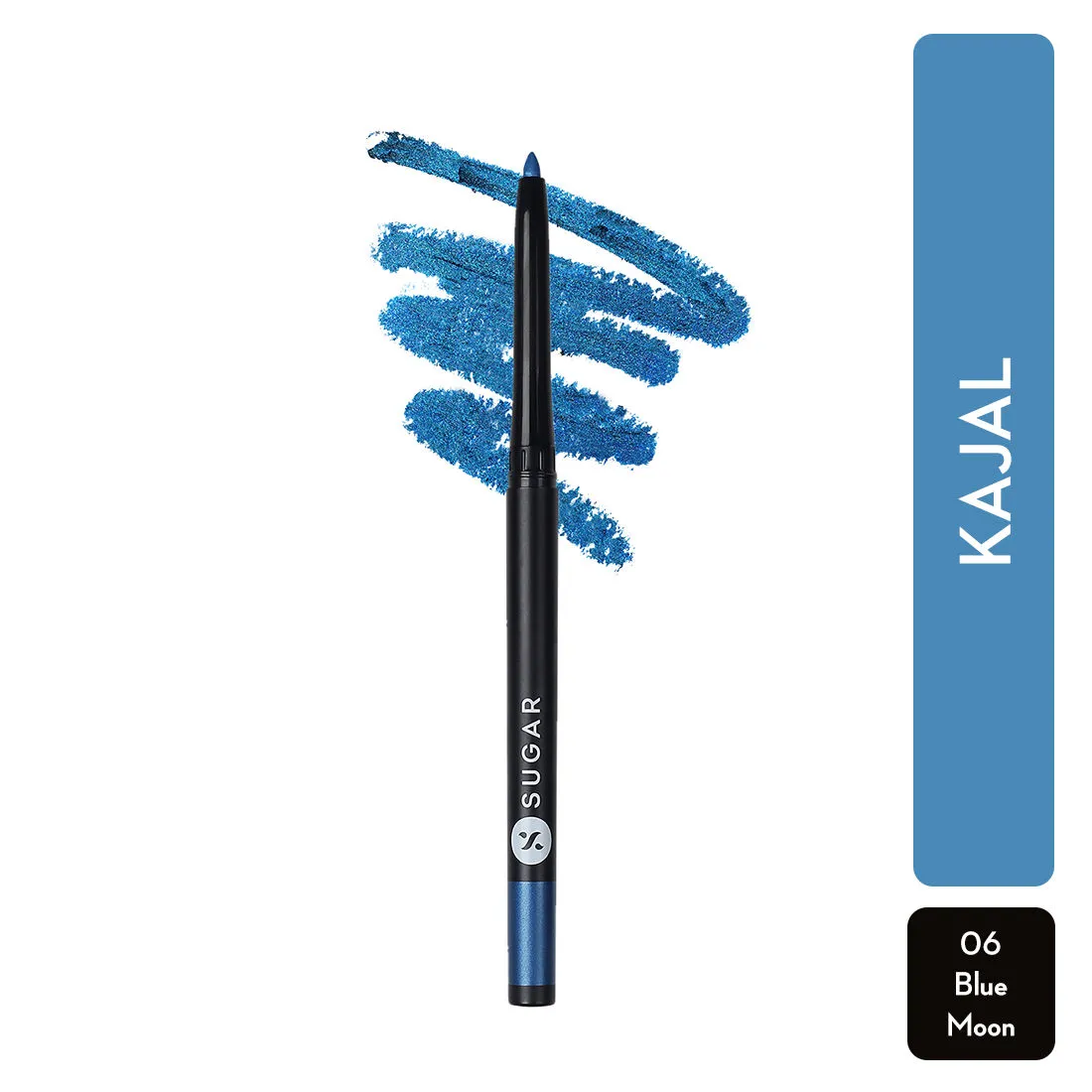 SUGAR Kohl Of Honour Intense Kajal - 06 Blue Moon (metallic Baby Blue) (single Blister)