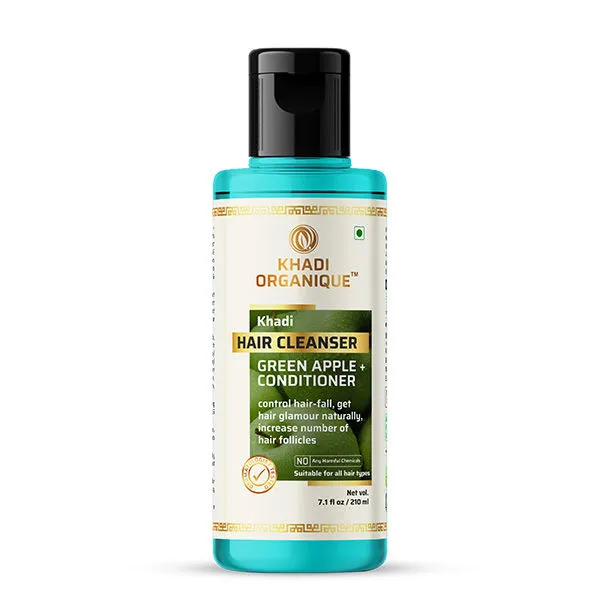 Khadi Organique Green Apple Hair Cleanser Conditioner