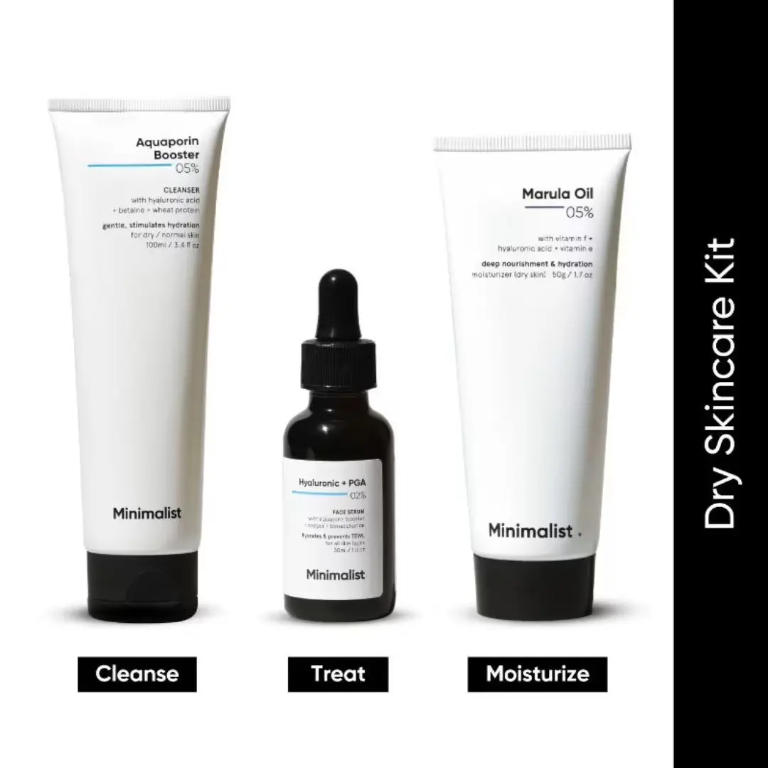 Minimalist Dry Skincare Kit