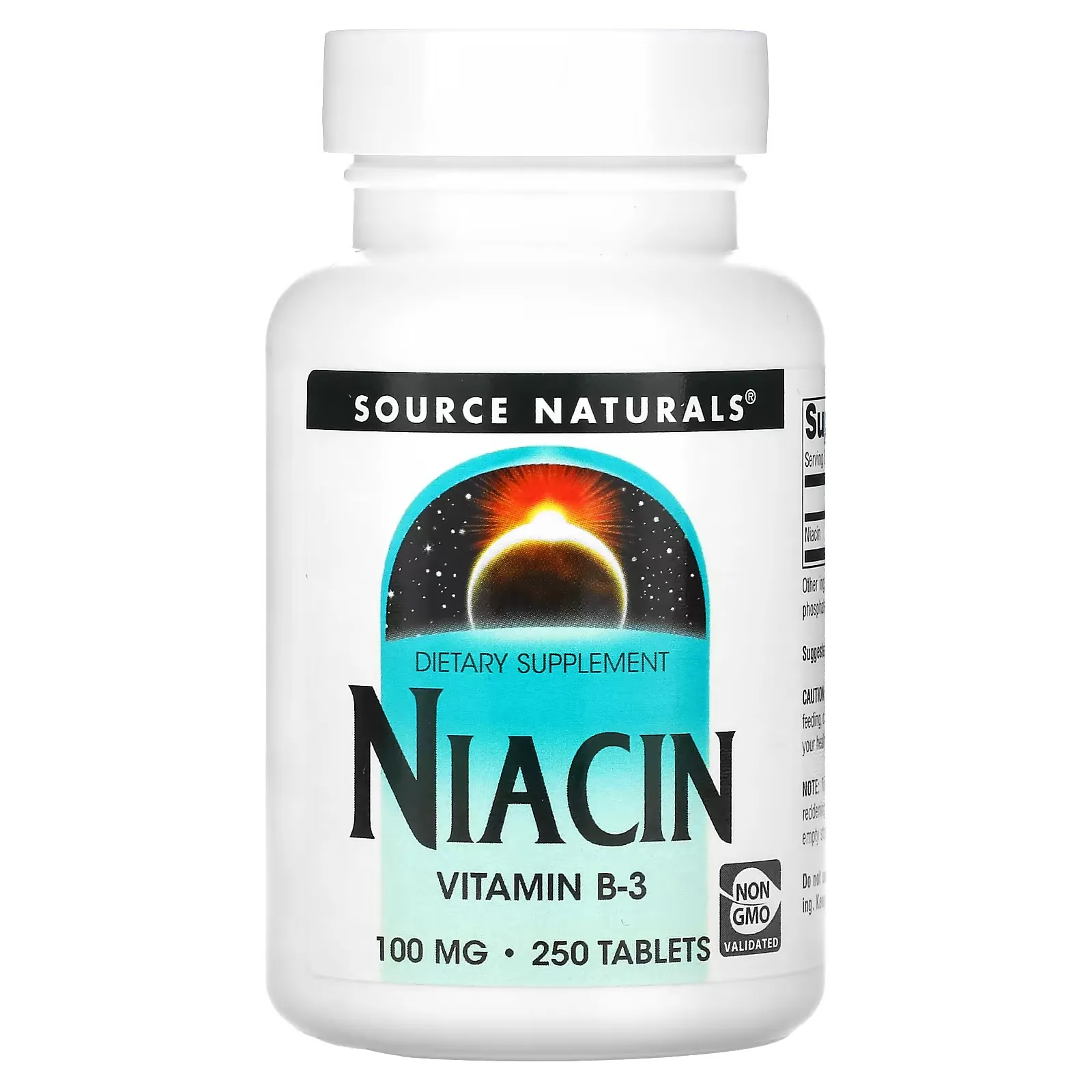 Niacin, 100 mg, 250 Tablets