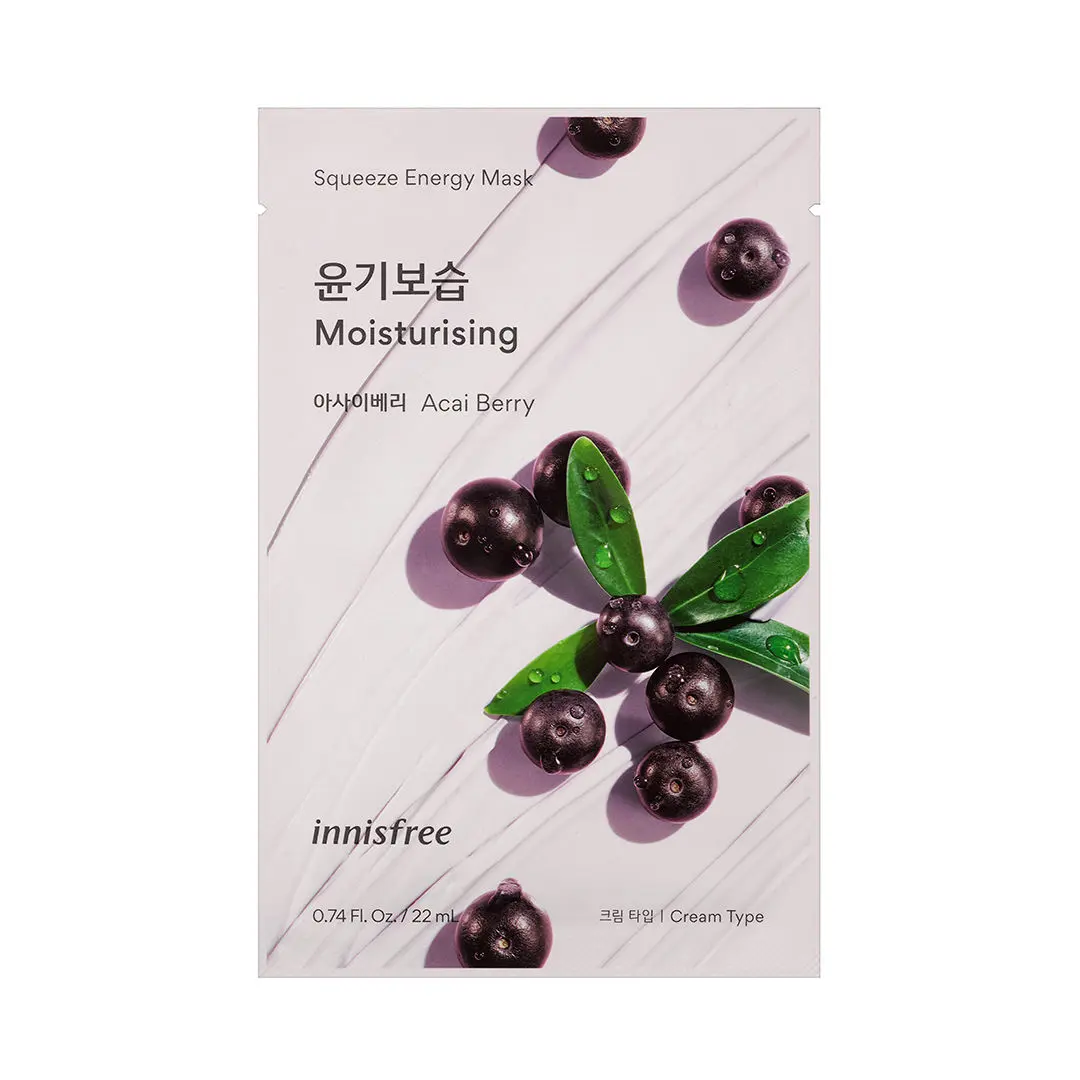 Innisfree Squeeze Energy Mask-Acai Berry