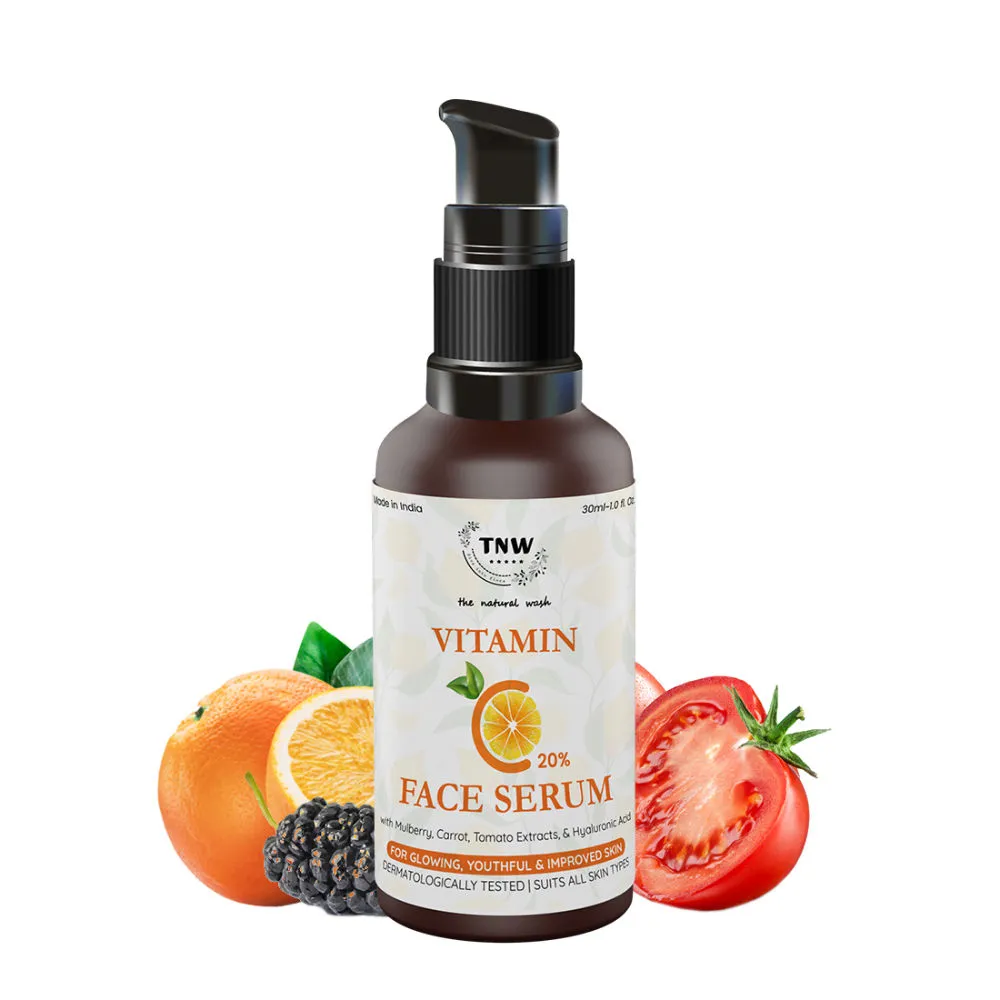 TNW The Natural Wash Vitamin C Face Serum with Mulberry Extract for Glowing & Radiant Skin