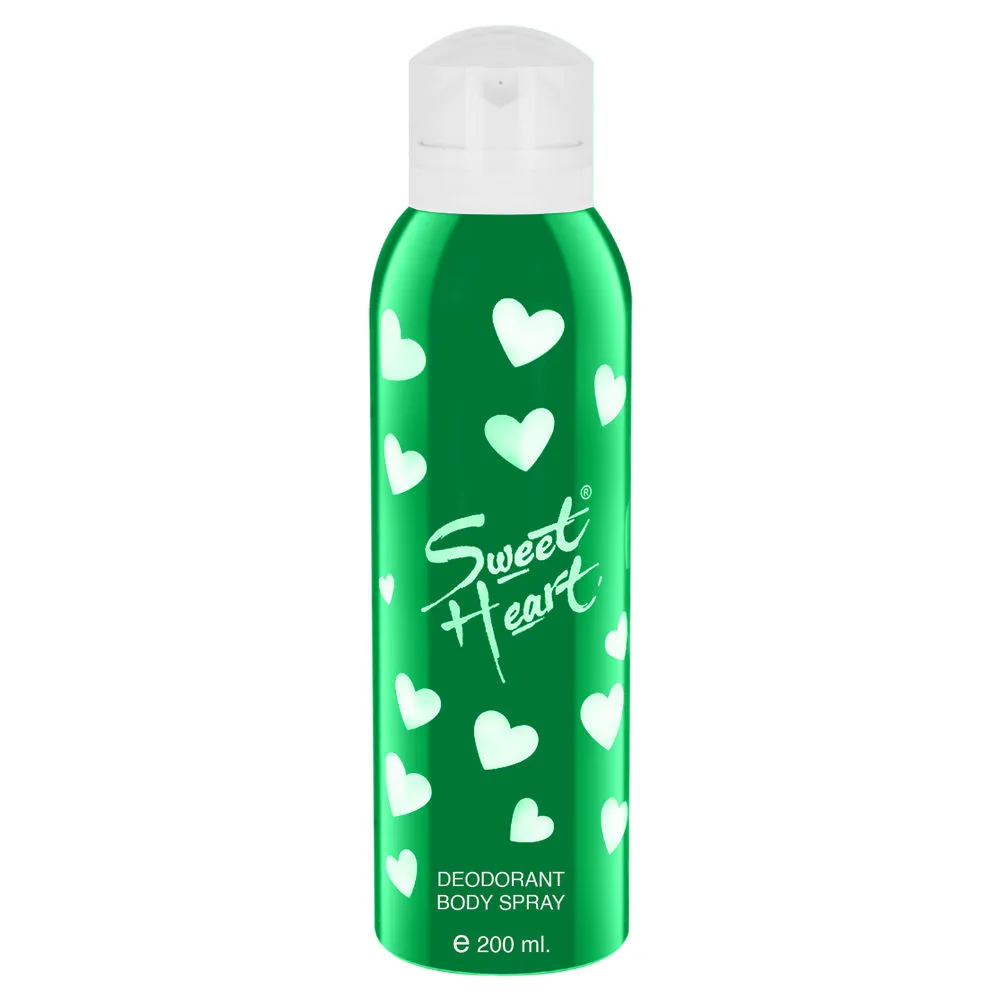 Sweet Heart Green Deodorant Body Spray