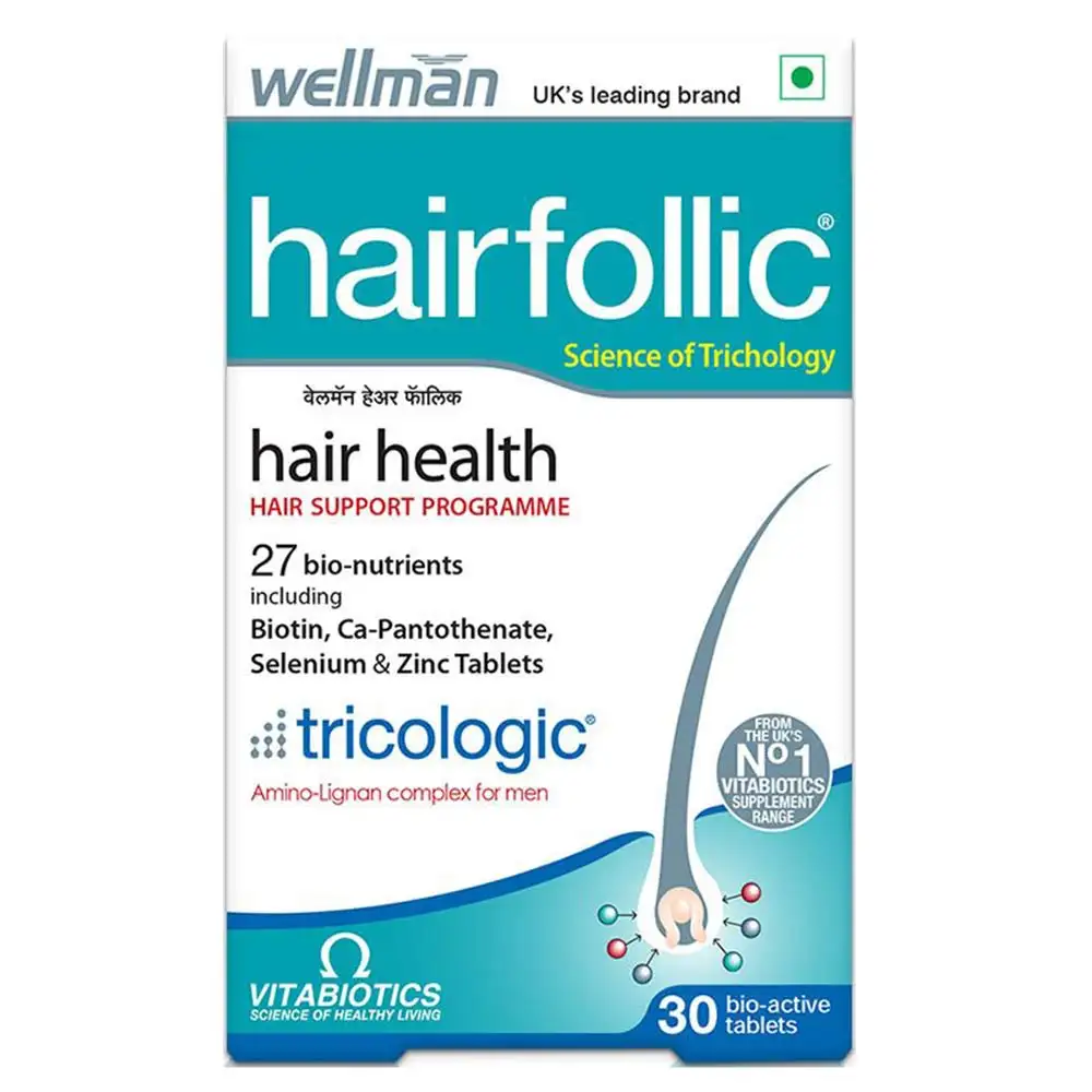 Wellman HairFollic- Hair Supplements,  30 tablet(s)  Unflavoured