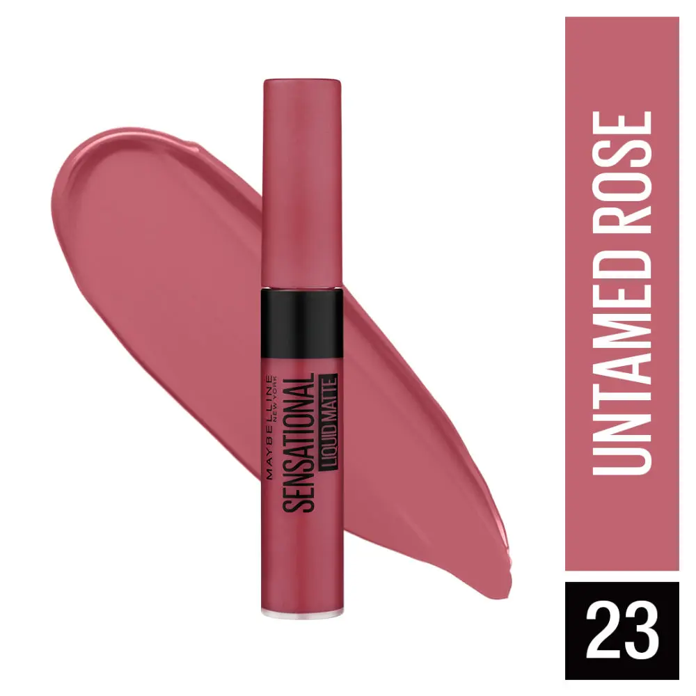 Maybelline New York Sensational Liquid Matte Lipstick 23 Untamed Rose (7 ml)