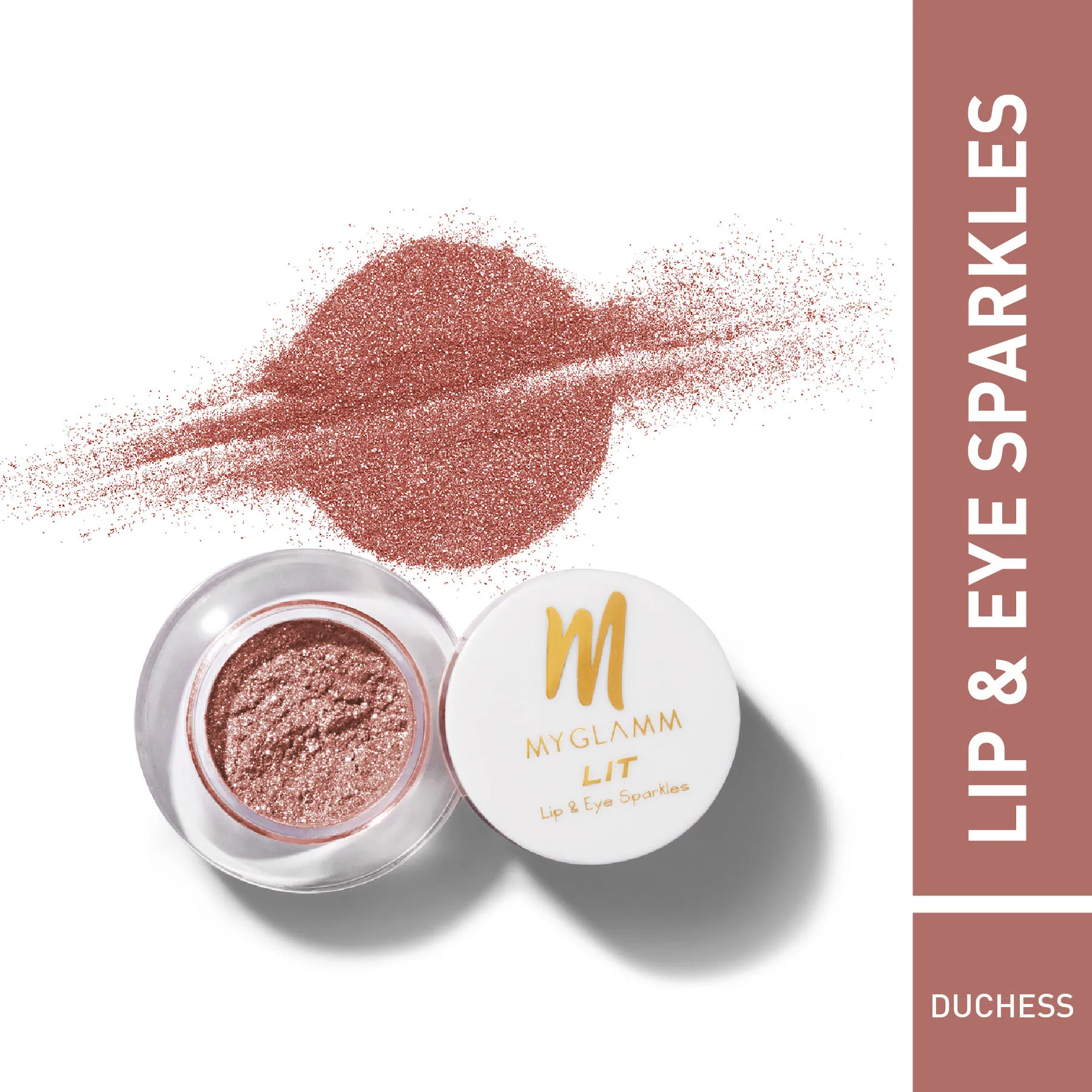 MyGlamm LIT Lip & Eye Sparkles-Duchess