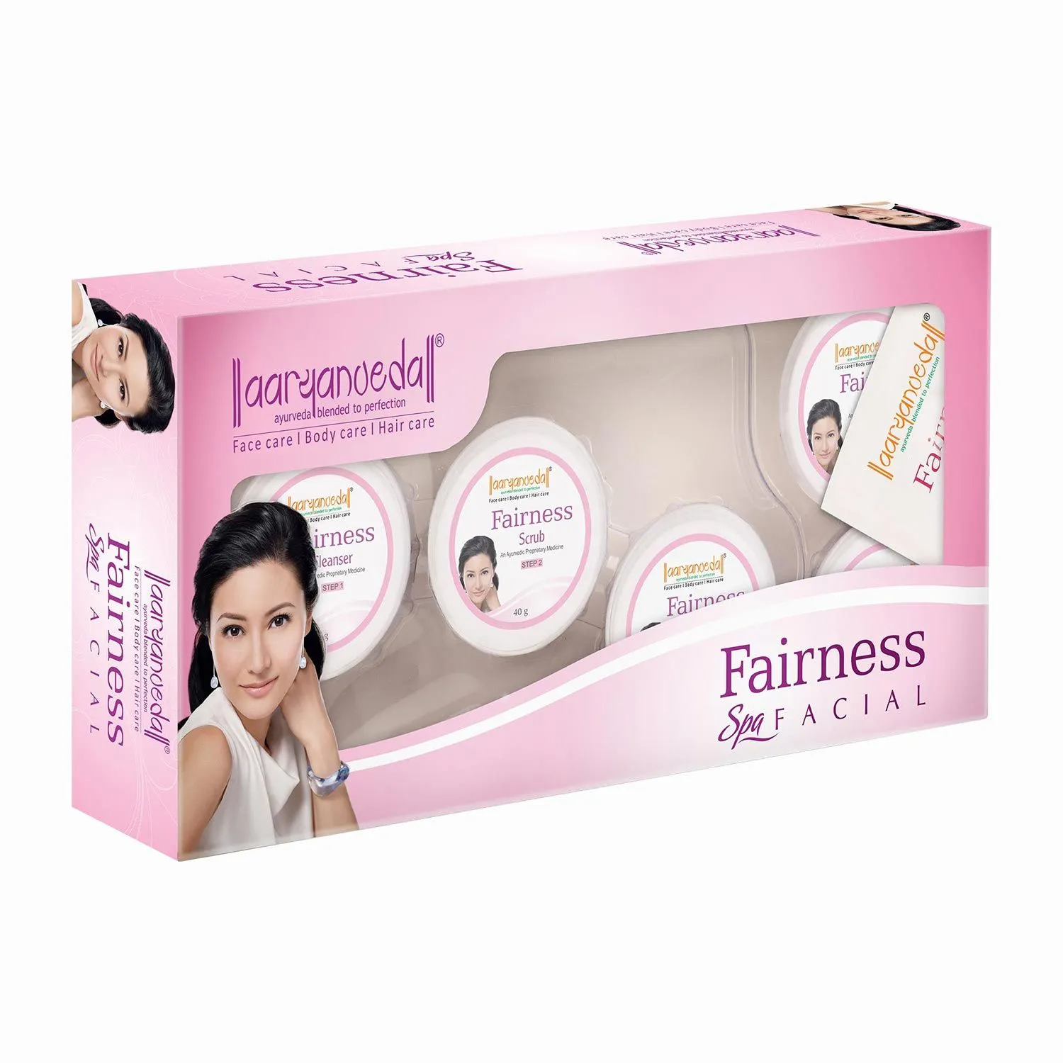 Aryanveda Fairness Facial Kit To Control Scars, Acne, Minor Skin Disorders & Improves Skin