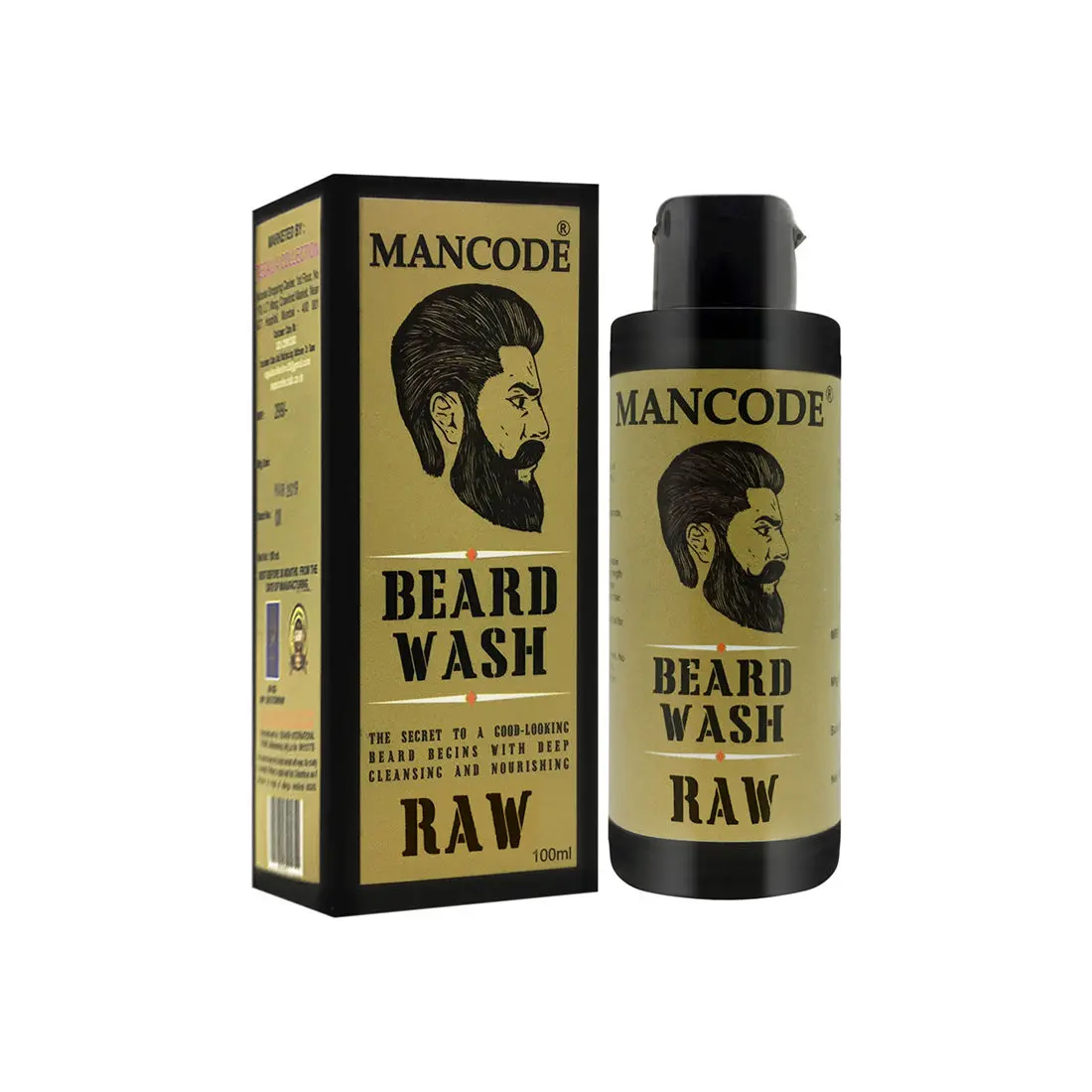 Mancode Beard Wash Raw (100 ml)