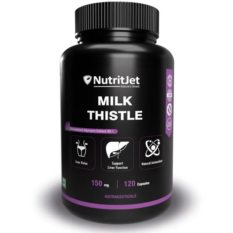 NutritJet Milk Thistle Veg Capsules