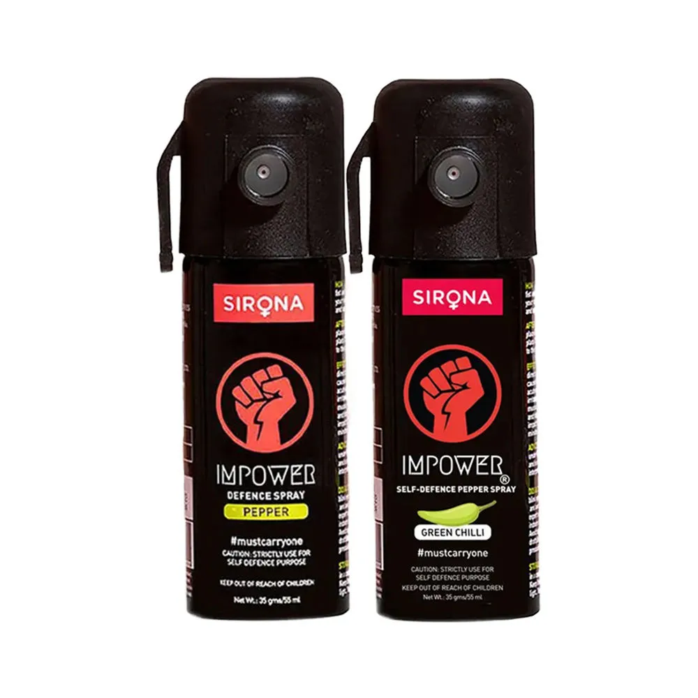 ImPower Self Defence Pepper Spray Pepper & Green Chilli Pepper Spray Combo