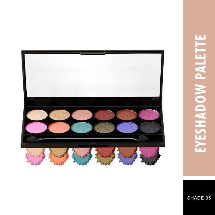 Swiss Beauty Exclusive Eye Color Collection 12 Ultra Professional Eyeshadows 5(10 g)