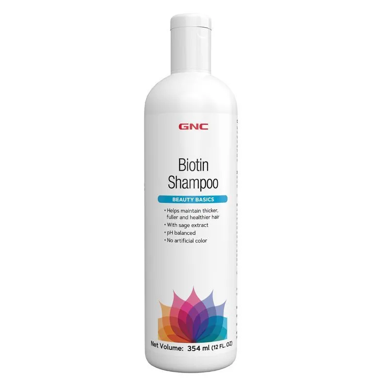 GNC Biotin Shampoo- Reduces Hair Fall & Thinning