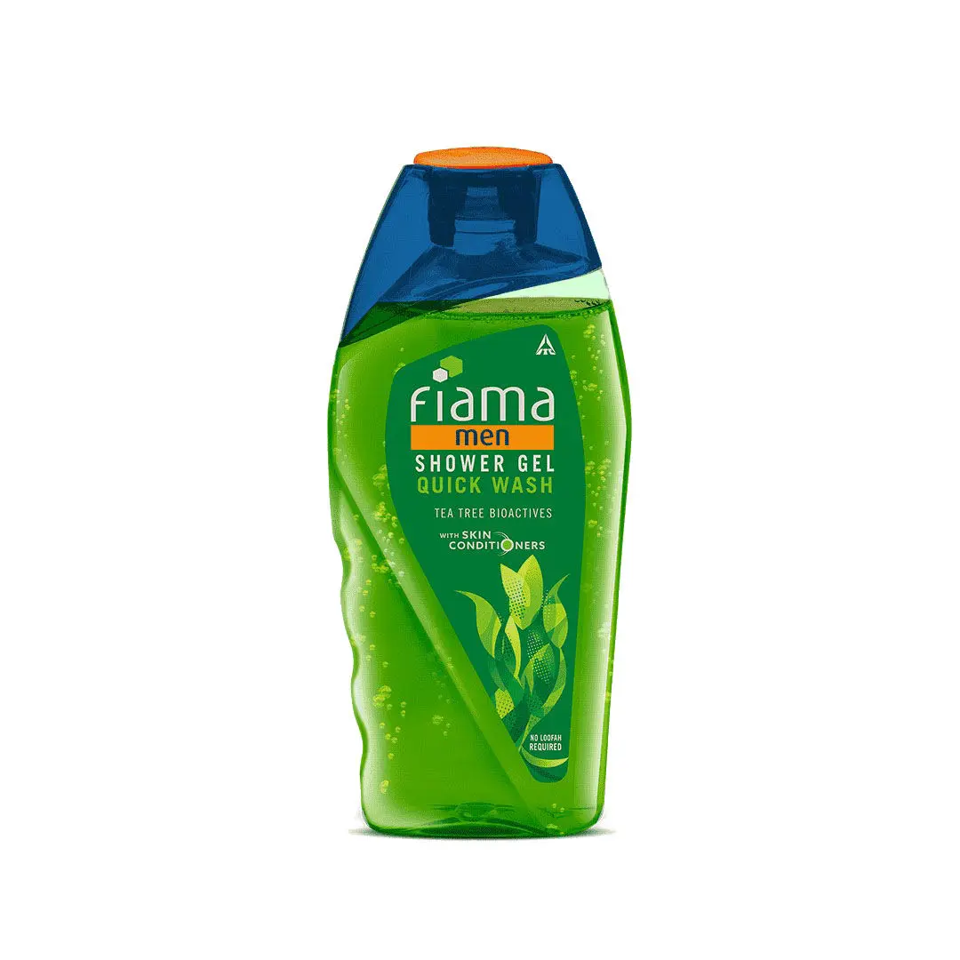 Fiama Men Shower Gel Quick Wash, Body Wash with Skin Conditioners for Moisturised Skin, 250 ml bottle