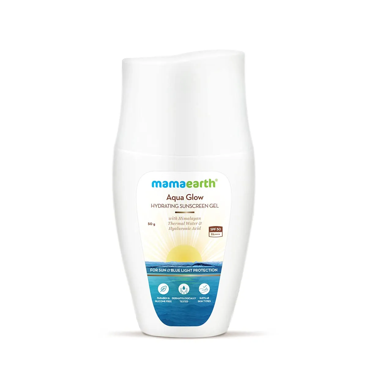 Mamaearth Aqua Glow Hydrating Sunscreen Gel With Himalayan Thermal Water & Hyaluronic Acid