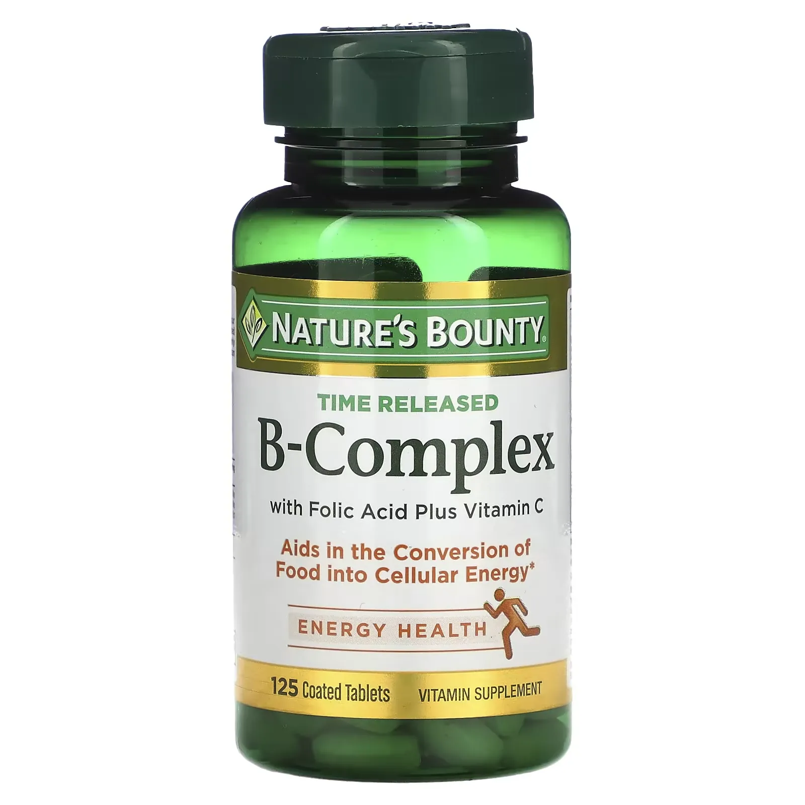 B-Complex, Time Released, 125 Coated Tablets