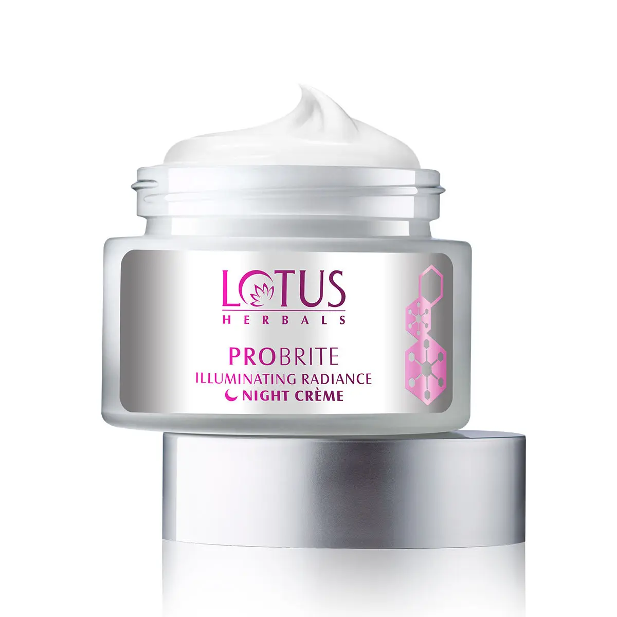 Lotus Herbals Probrite Illuminating Radiance Night Cream | Preservative Free | For All Hair Types | 50g