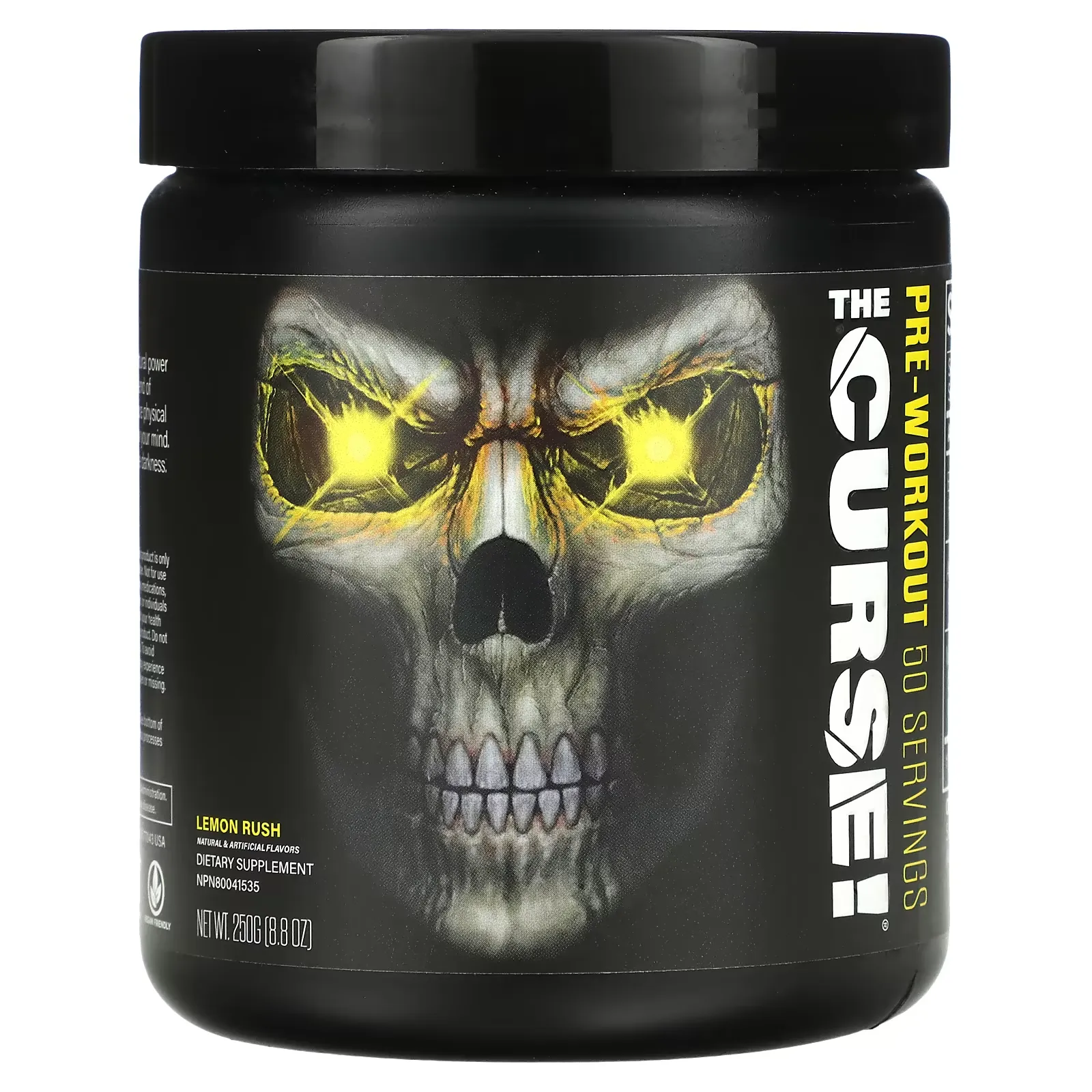 The Curse, Pre Workout, Lemon Rush, 8.8 oz (250 g)