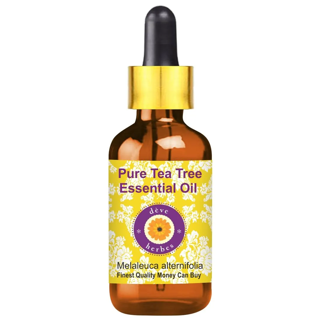 Deve Herbes Pure Tea Tree Essential Oil Steam Distilled For Ance Free & Glowing Skin