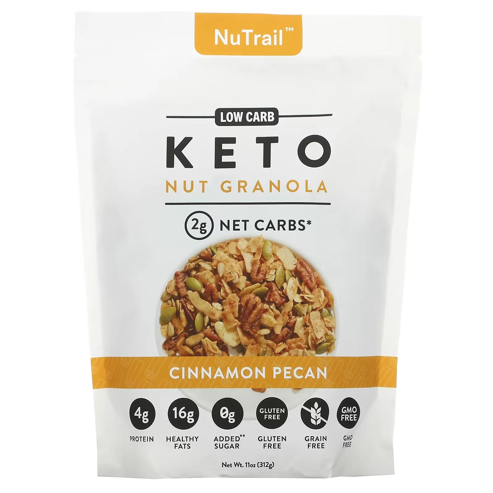 Keto Nut Granola, Cinnamon Pecan, 11 oz (312 g)