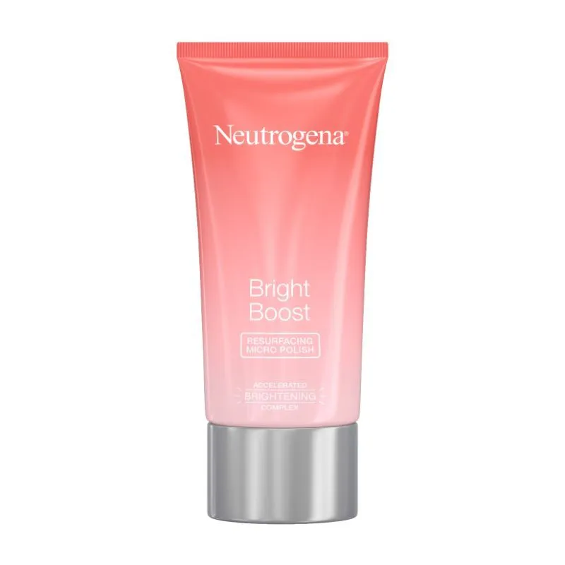 Neutrogena Bright Boost Micropolish Face Scrub With Ahas For 3X Polishing Power Of Normal Scrubs