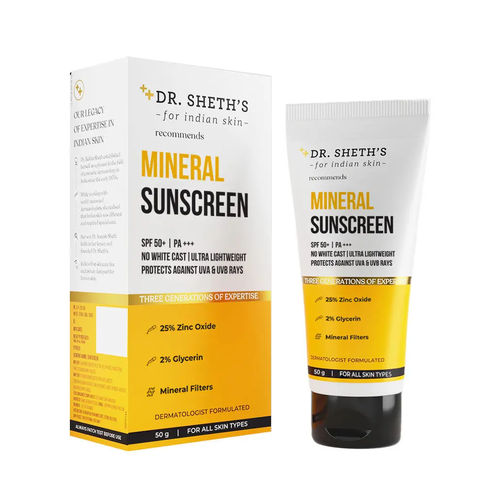 Dr. Sheth's Mineral Sunscreen-50g