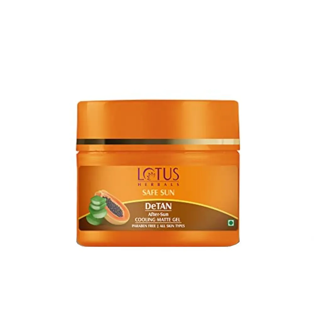 Lotus Herbals Safe Sun De Tan After Sun Cooling matte Gel