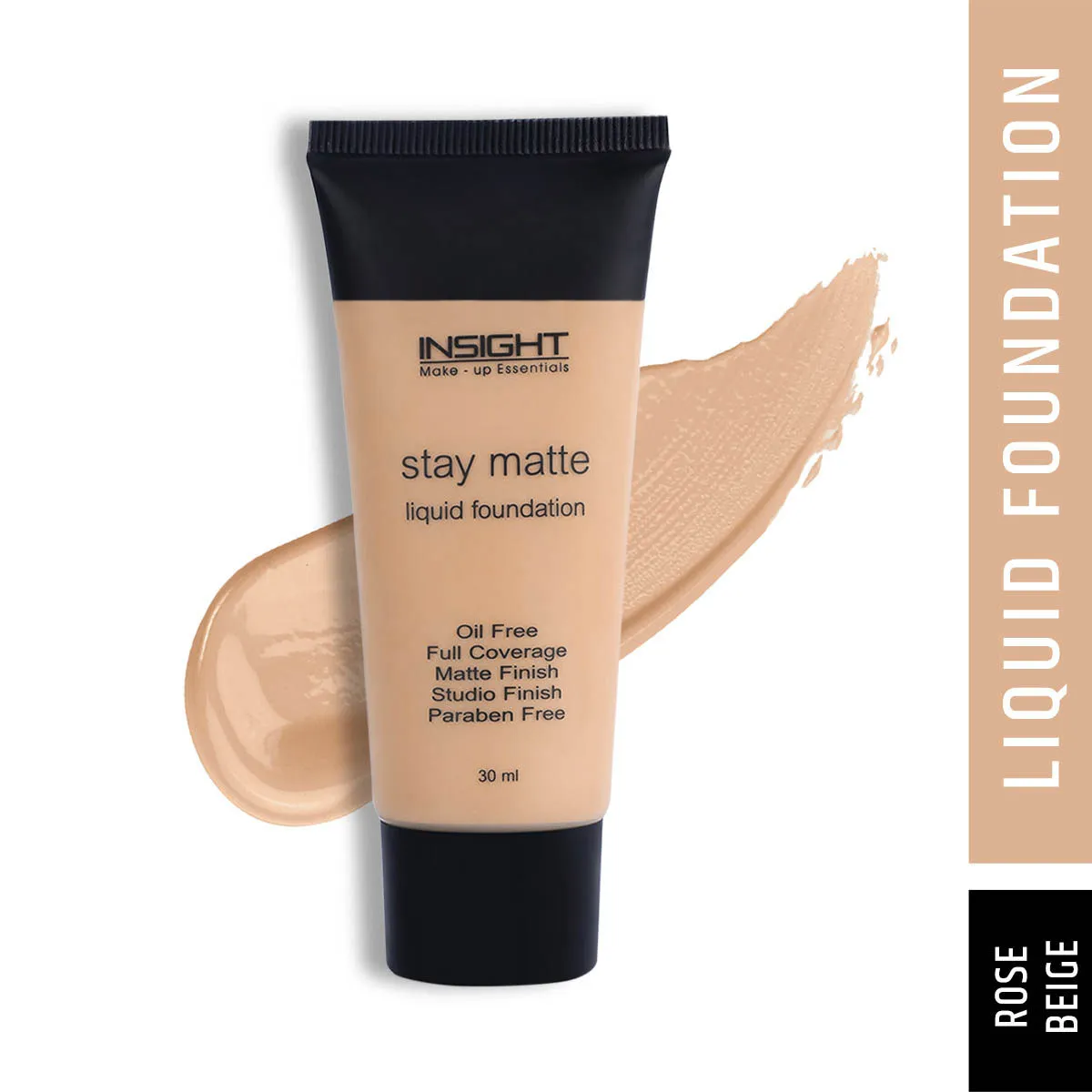 Insight Cosmetics Stay Matte Liquid Foundation - 02 Rose Beige